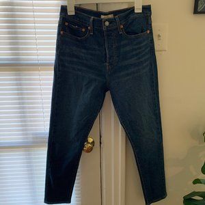 Levis wedgie high rise skinny jeans